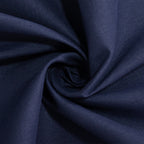 Cotton Blend 120" Round Tablecloth Navy Blue - Seamless Wrinkle - Resistant Table Cover - Bell Racket Store
