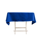 Cotton Blend 54"x54" Square Tablecloth Royal Blue - Wrinkle - Resistant Table Cover - Bell Racket Store