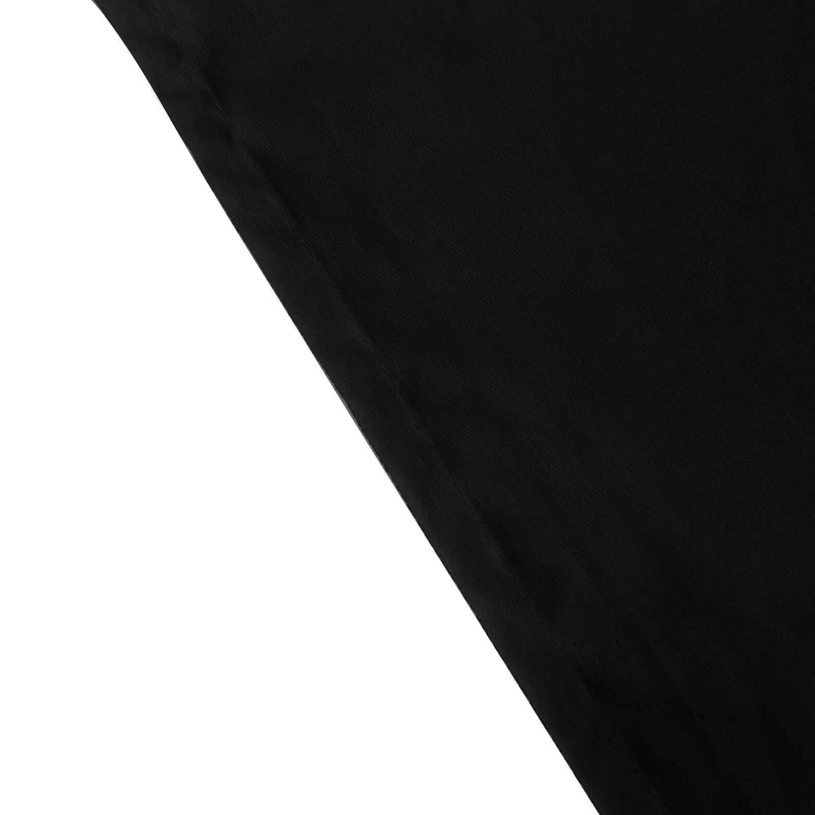 Cotton Blend 60"x102" Rectangle Tablecloth Black - Wrinkle - Resistant Finish for Gatherings - Bell Racket Store