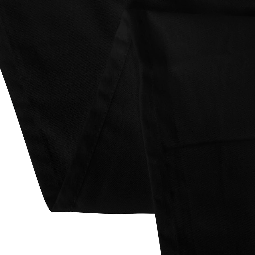 Cotton Blend 60"x102" Rectangle Tablecloth Black - Wrinkle - Resistant Finish for Gatherings - Bell Racket Store