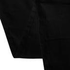 Cotton Blend 60"x102" Rectangle Tablecloth Black - Wrinkle - Resistant Finish for Gatherings - Bell Racket Store