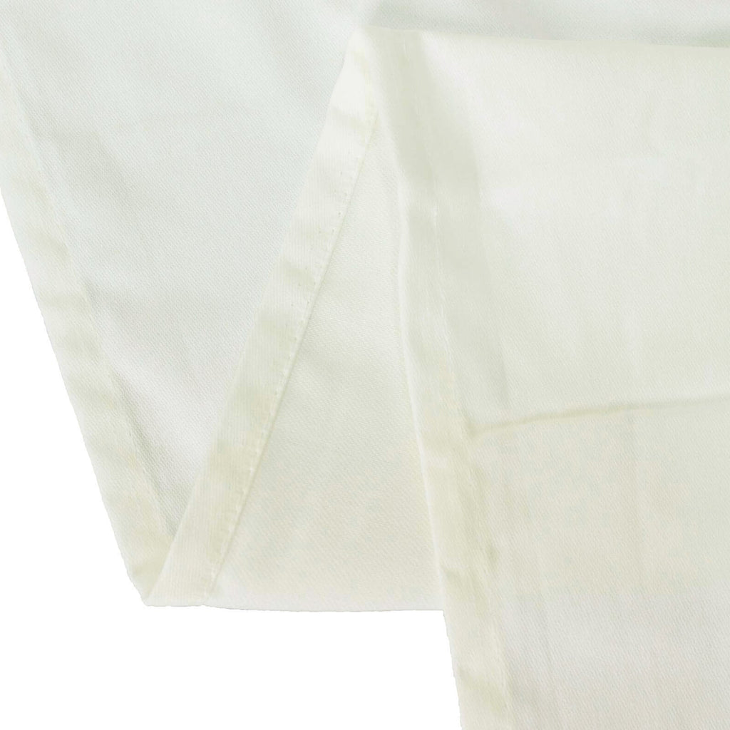 Cotton Blend 60"x102" Rectangle Tablecloth Ivory - Wrinkle - Resistant Table Cover - Bell Racket Store