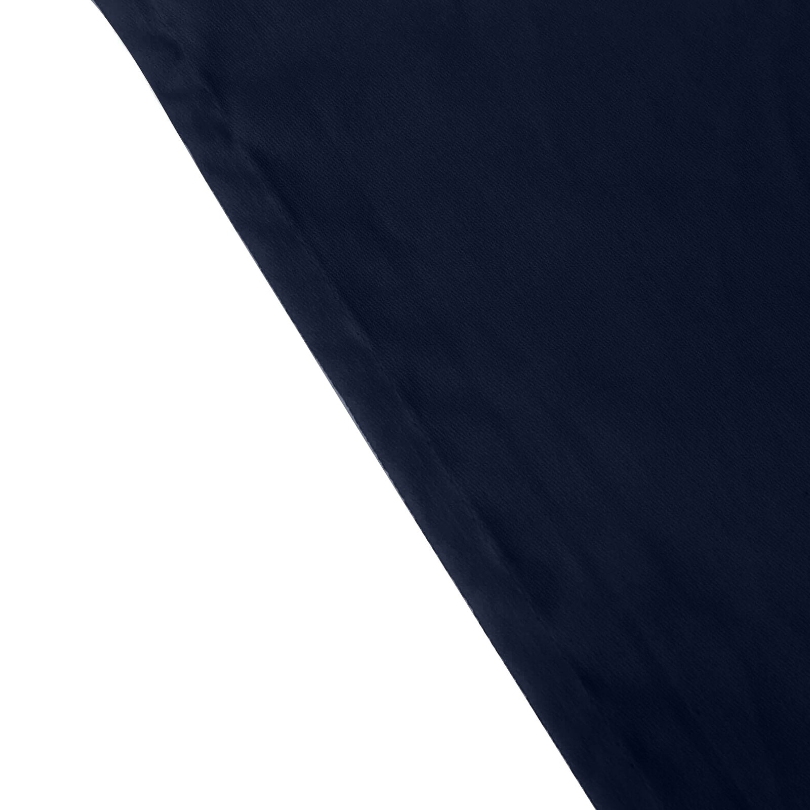 Cotton Blend 60"x102" Rectangle Tablecloth Navy Blue - Wrinkle - Resistant Table Cover - Bell Racket Store