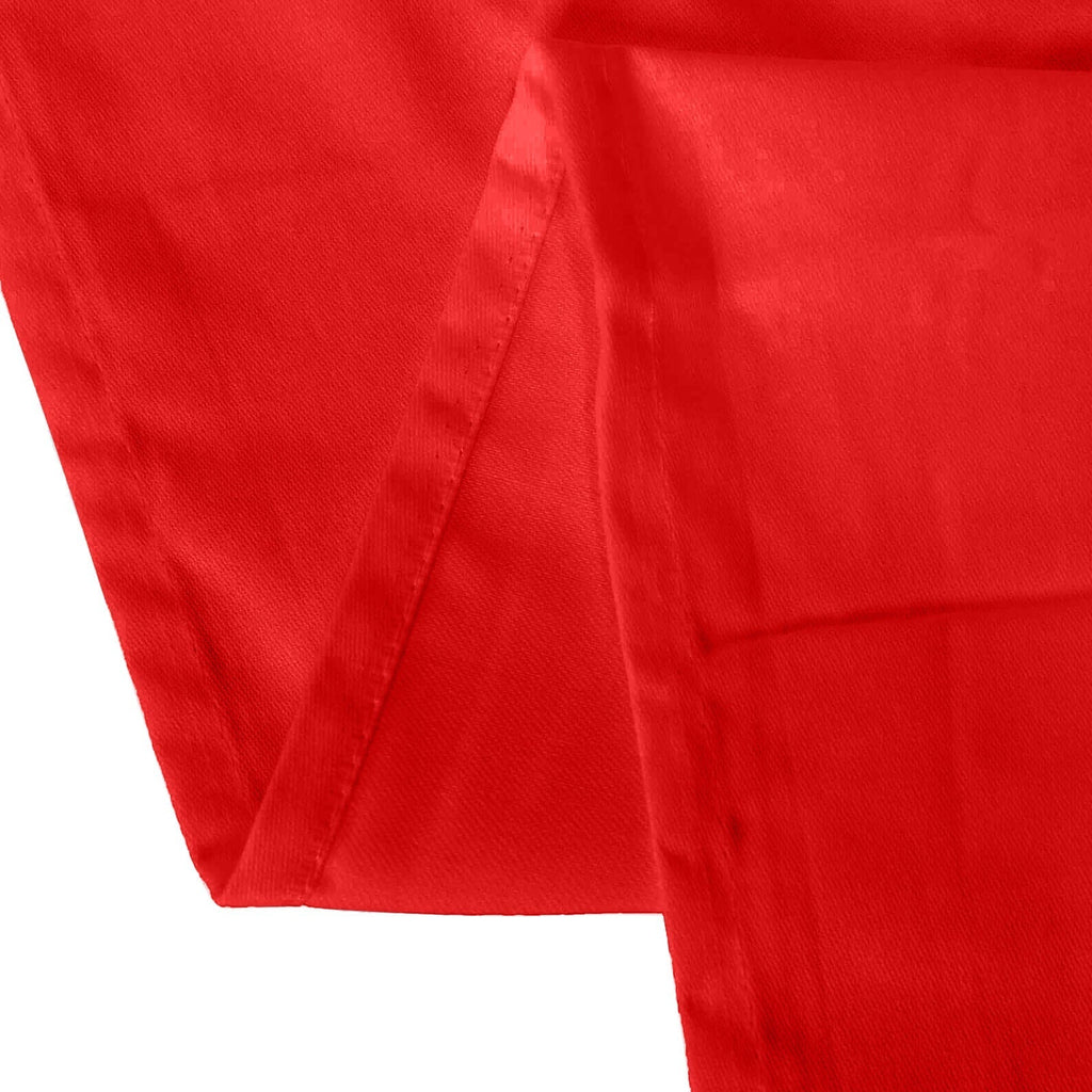 Cotton Blend 60"x102" Rectangle Tablecloth Red - Wrinkle - Resistant Table Cover - Bell Racket Store