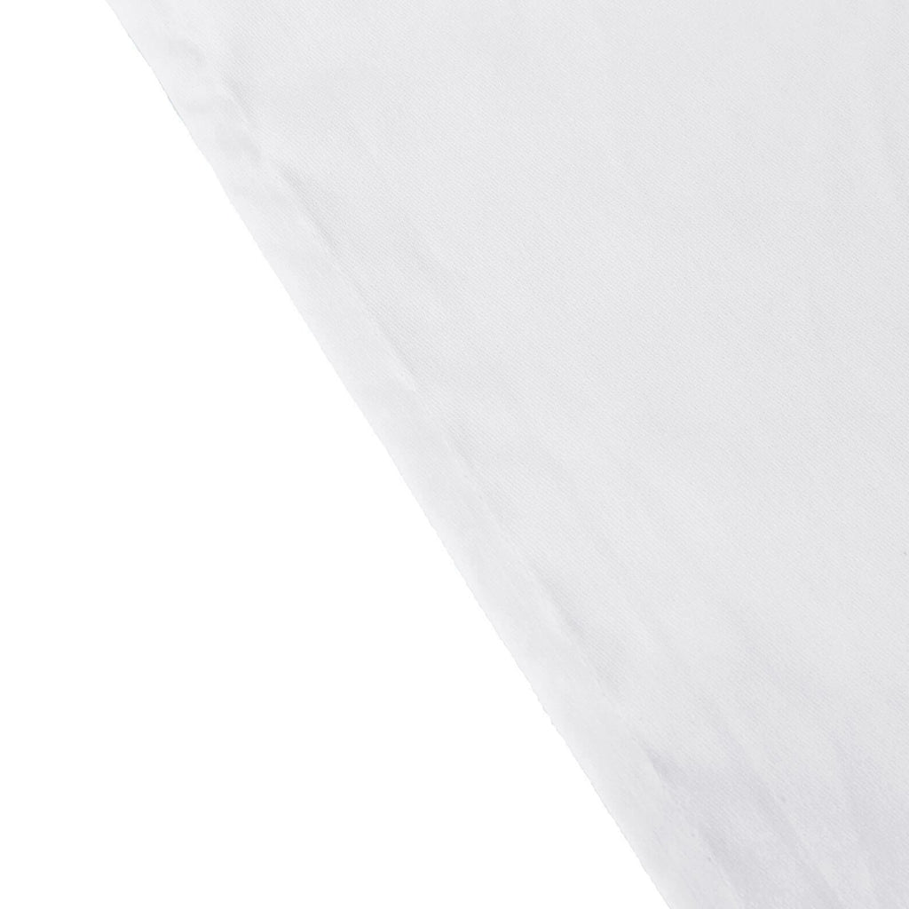 Cotton Blend 60"x102" Rectangle Tablecloth White - Wrinkle - Resistant Table Cover - Bell Racket Store
