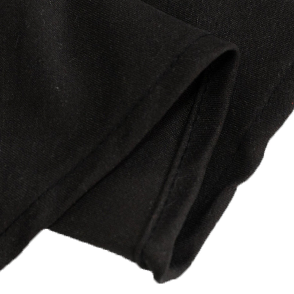 Cotton Blend 70" Round Tablecloth Black - Wrinkle - Resistant Table Cover - Bell Racket Store