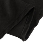 Cotton Blend 70" Round Tablecloth Black - Wrinkle - Resistant Table Cover - Bell Racket Store