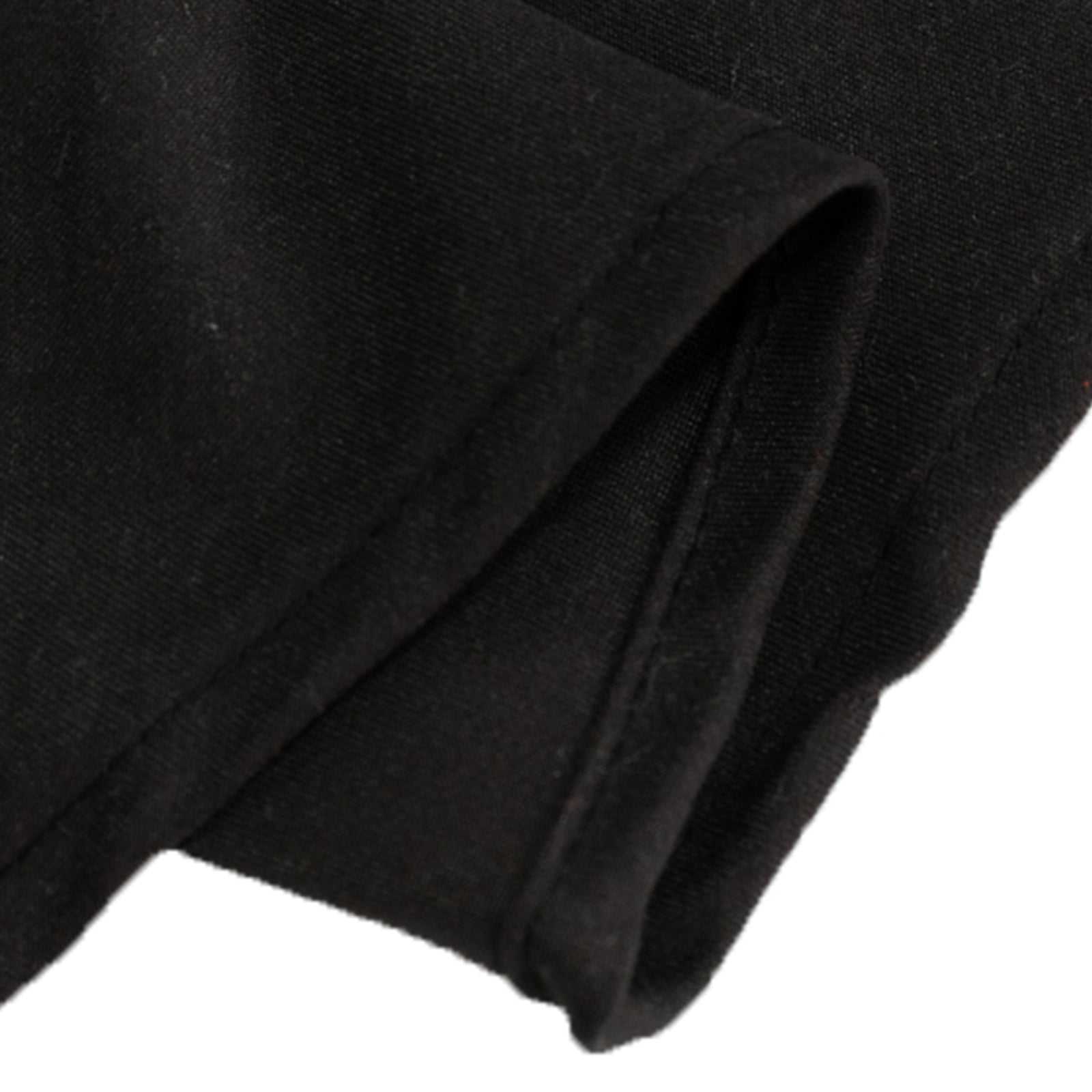 Cotton Blend 70" Round Tablecloth Black - Wrinkle - Resistant Table Cover - Bell Racket Store