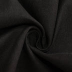 Cotton Blend 70" Round Tablecloth Black - Wrinkle - Resistant Table Cover - Bell Racket Store