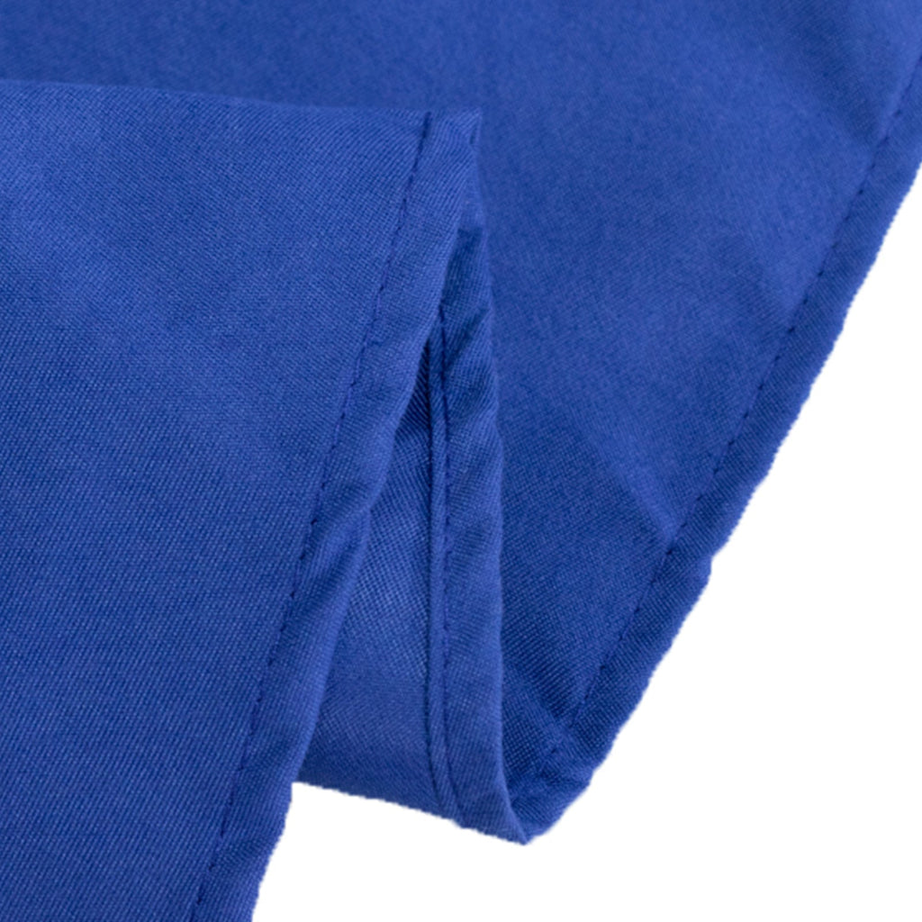 Cotton Blend 70" Round Tablecloth Royal Blue - Wrinkle - Resistant Table Cover - Bell Racket Store