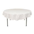 Cotton Blend 70" Round Tablecloth White - Wrinkle - Resistant Design for Everyday Use - Bell Racket Store