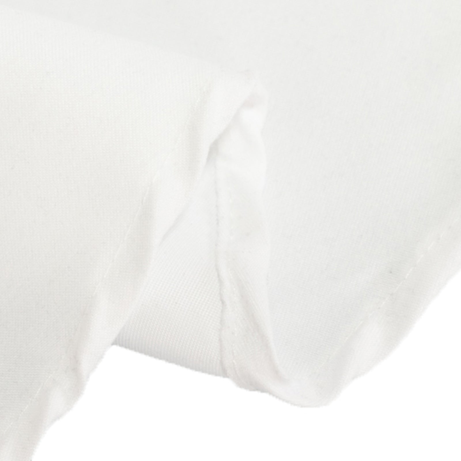 Cotton Blend 70" Round Tablecloth White - Wrinkle - Resistant Design for Everyday Use - Bell Racket Store