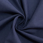 Cotton Blend 90" Round Tablecloth Navy Blue - Wrinkle - Resistant Table Cover - Bell Racket Store
