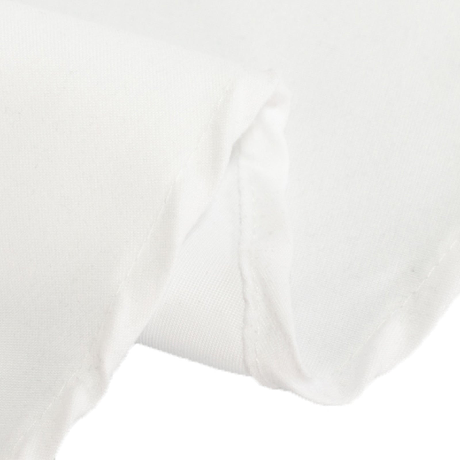 Cotton Blend 90" Round Tablecloth White - Wrinkle - Resistant Design for Versatile Settings - Bell Racket Store