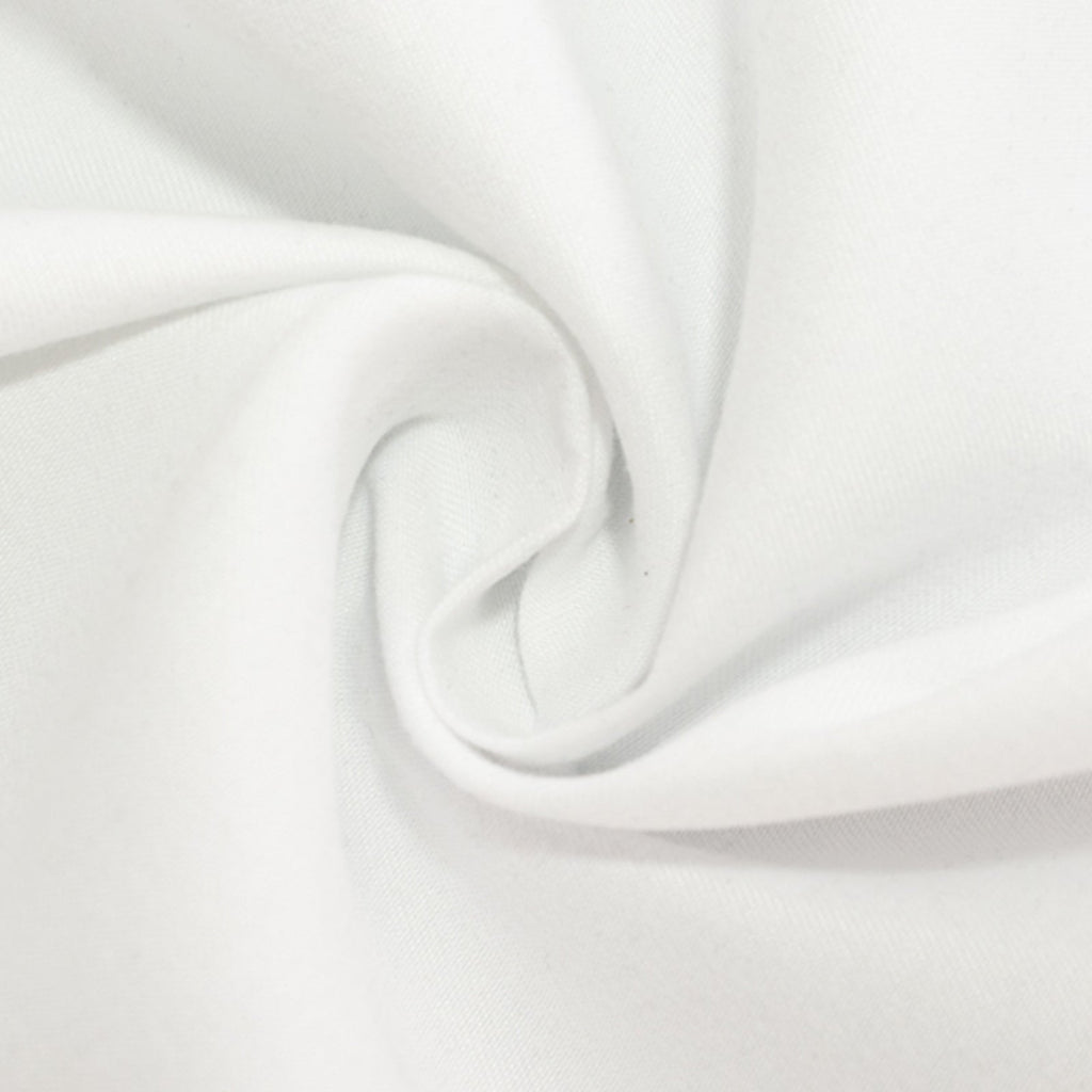 Cotton Blend 90"x132" Rectangle Tablecloth White - Seamless Wrinkle - Resistant Design for Classy Occasions - Bell Racket Store