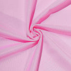 Polyester 90"x90" Table Overlay Square Tablecloth Pink - Wrinkle-Resistant & Durable Table Cover