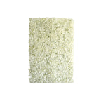 11 Sq ft. Cream UV Protected Hydrangea Flower Wall Mat Backdrop - 4 Artificial Panels