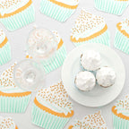20-Pack Paper Cocktail Napkins with Cupcake Design - Fun Disposable Beverage Napkins for Events 11"x9"
