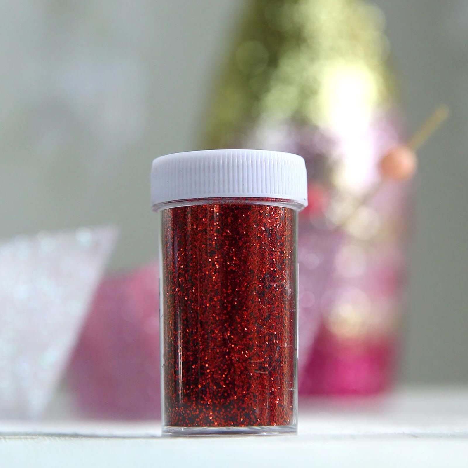 Extra Fine Glitter Powder Metallic Burgundy - Nontoxic Glitter Dust with Shaker Lid for Fun DIY Projects Kidsâ€™ Crafts Resin Art & Festival Decor 23g