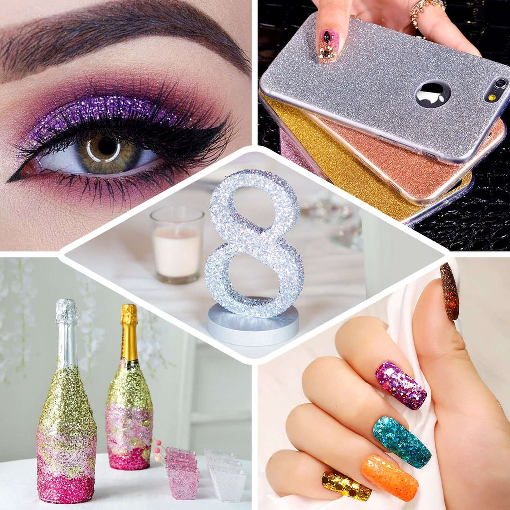 Extra Fine Glitter Bottle Coral - Nontoxic Glitter Dust Powder for Fun DIY Projects Kidsâ€™ Crafts Resin Art & Festival Decor 1 lb