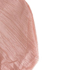 Crinkle Crushed Taffeta Chair Cover for Banquet Chairs Dusty Rose - Reusable Slipcover - Bell Racket Store