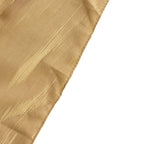 Crinkle Crushed Taffeta Chair Cover for Banquet Chairs Gold - Reusable Slipcover - Bell Racket Store