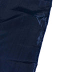 Crinkle Crushed Taffeta Chair Cover for Banquet Chairs Navy Blue - Reusable Slipcover - Bell Racket Store