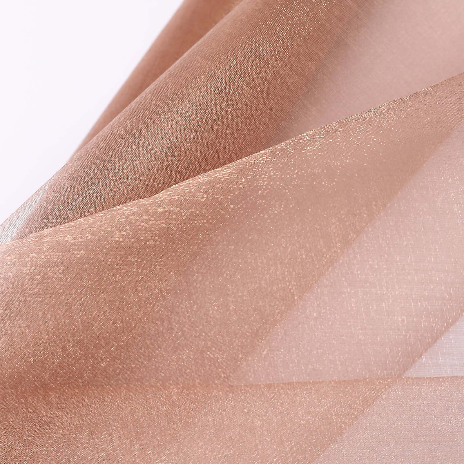 12"x10yd Dusty Rose Sheer Chiffon Fabric Bolt, DIY Voile Drapery Roll