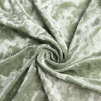 Crushed Velvet Spandex 30" Round Cocktail Table Cover Sage Green Smooth Highboy Tablecloth - Bell Racket Store