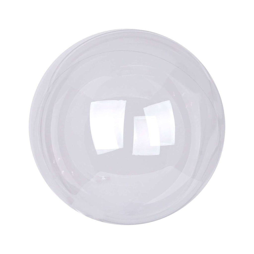 24" Clear Fully Transparent Durable PVC Helium or Air Bubble Balloon