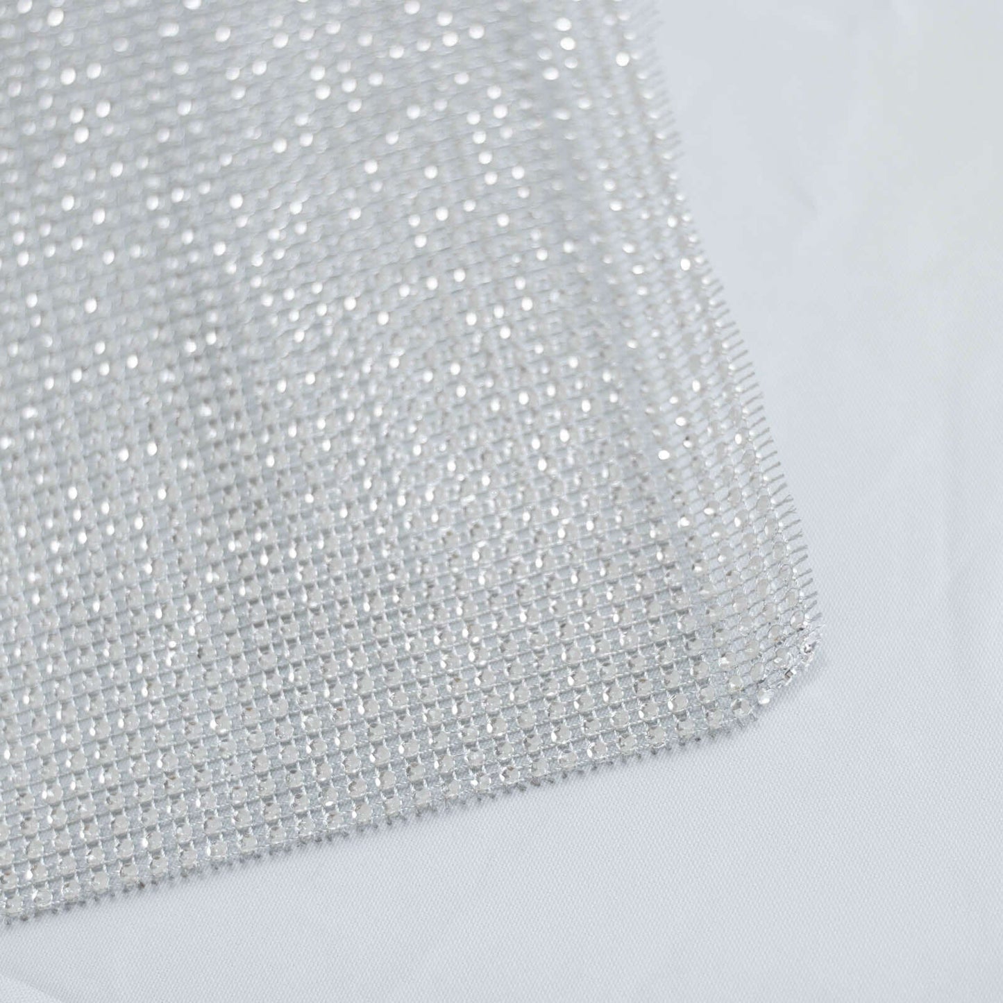 Crystal Rhinestone 10"x108" Table Runner Silver - Chic Diamond Accent - Bell Racket Store