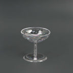 12-Pack Plastic Dessert Cup Candy Dishes Clear - Decorative Mini Pedestal Stands for Treats 2"