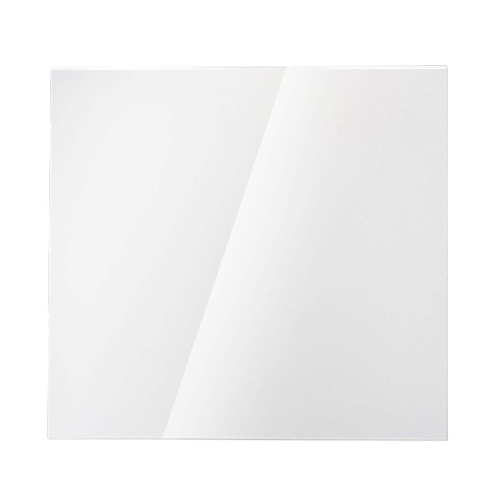 2-Pack Acrylic Plexiglass Sheets Top Plates Clear Square - Protective Film Coating 8" 3mm Thick