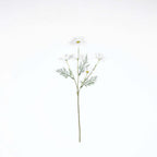 6 Bushes White Artificial Silk Daisy Flower Stem Bouquet Branches