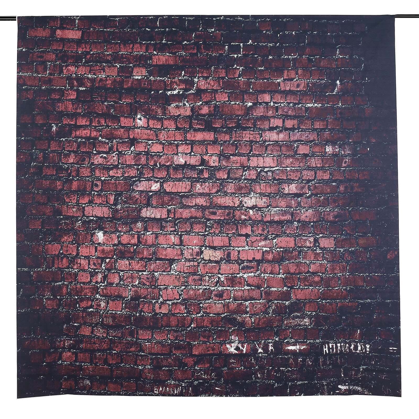 8ftx8ft Dark Red Vintage Brick Wall Vinyl Photo Shoot Backdrop