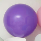 2 Pack 32" Large Matte Purple Helium or Air Premium Latex Balloons