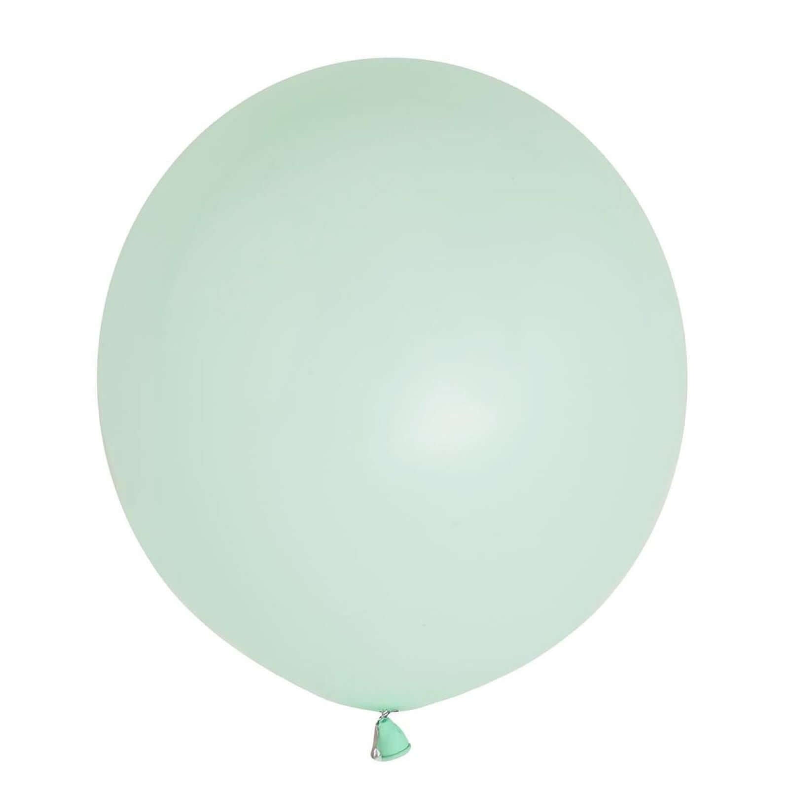 10 Pack 18" Matte Pastel Seafoam Helium or Air Latex Party Balloons