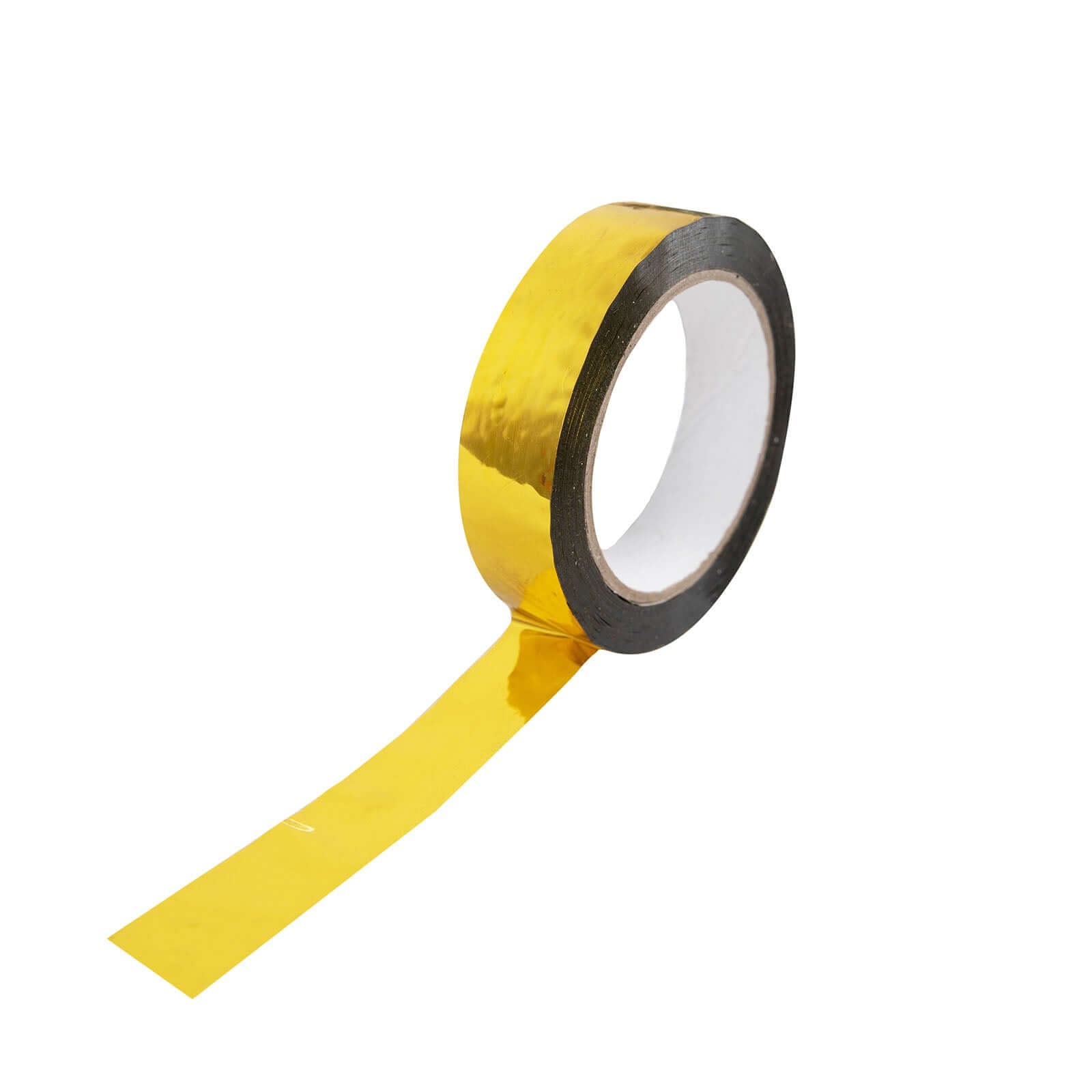 100 Yds 1" Gold Metallic Mylar Film Tape with Acrylic Adhesive, DIY Shelf Craft Tape