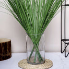 3 Plants 20" Green Artificial Indoor Outdoor Decorative Grass Sprays
