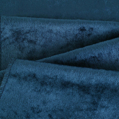 Premium Velvet 12"x108" Table Runner Navy Blue - Sheen Finish Reusable Table Decor