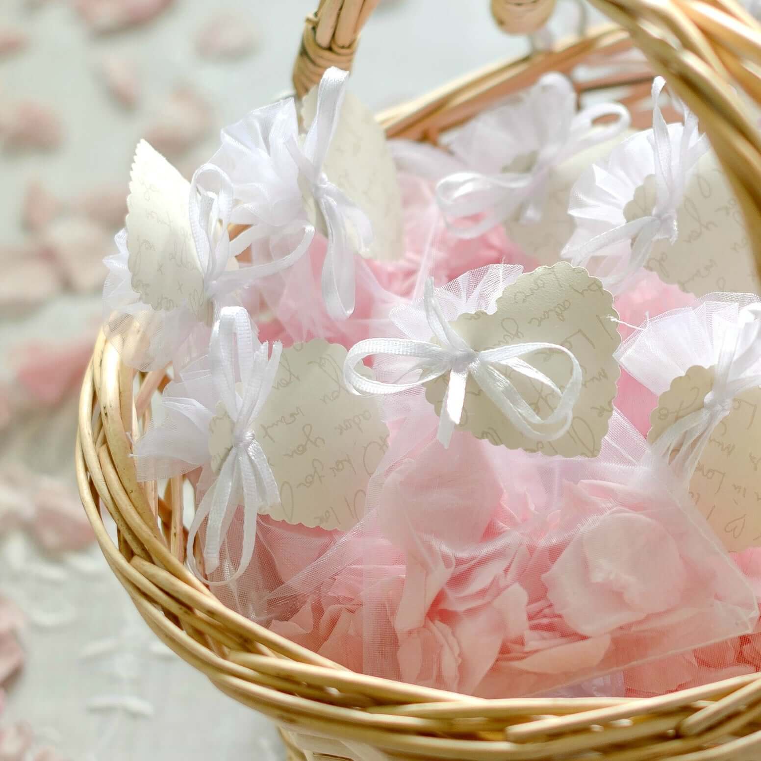 10 Pack 3"x4" Pink Organza Drawstring Wedding Party Favor Gift Bags - Clearance SALE