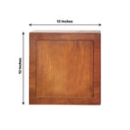 4 Pack Wood Grain Brown Boho Design DIY Prop Balloon Boxes, Gender Neutral Baby Shower Party Decorations