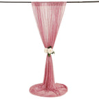 8ftx8ft Pink Sequin Event Curtain Drapes, Backdrop Event Panel