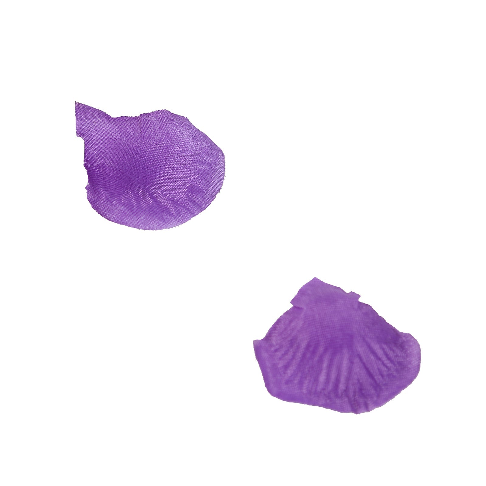 500-Pack Rose Petals Round Design Purple Silk Confetti - Decorative Scatters for Tables and Floors