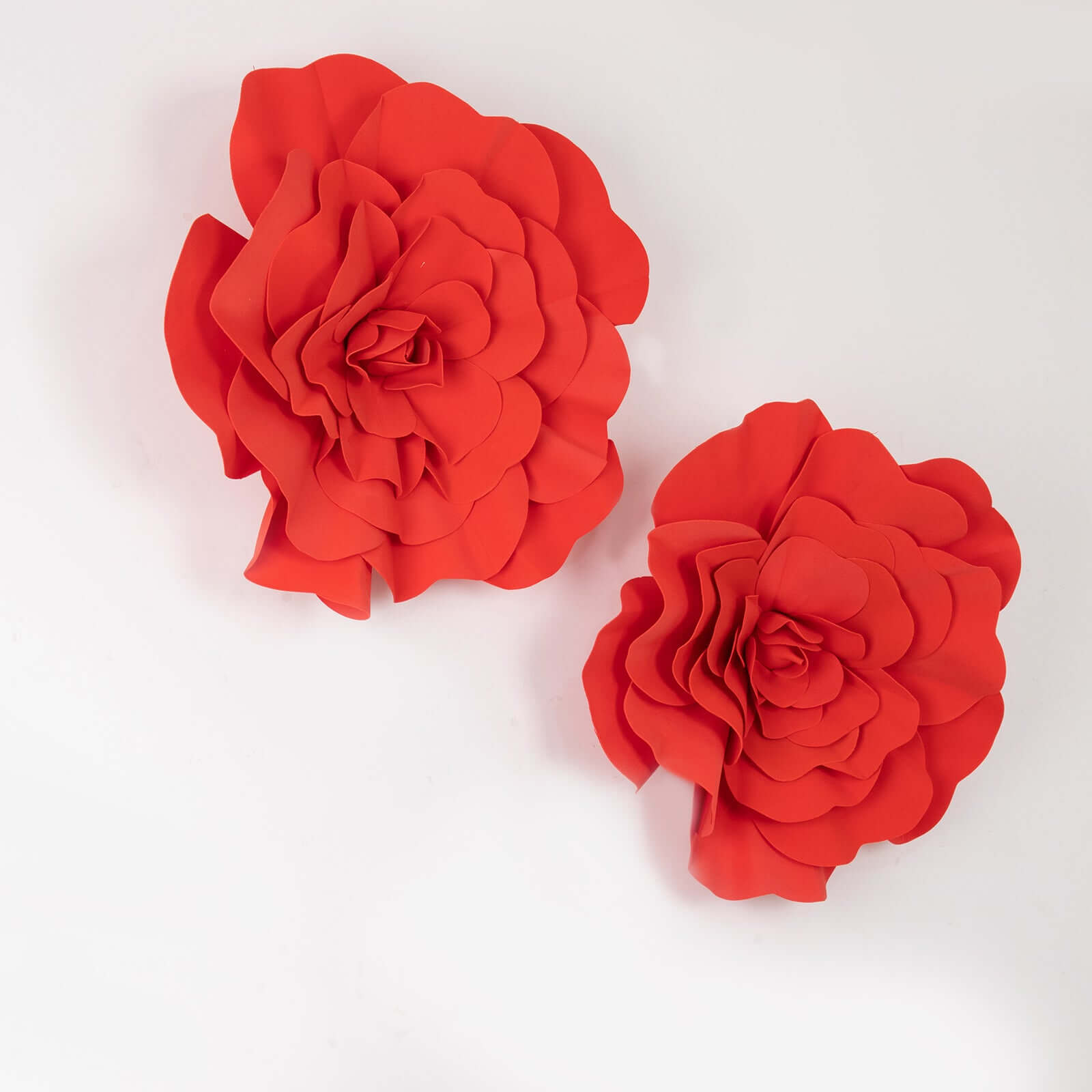 4 Pack 16" Large Red Real Touch Artificial Foam DIY Craft Roses