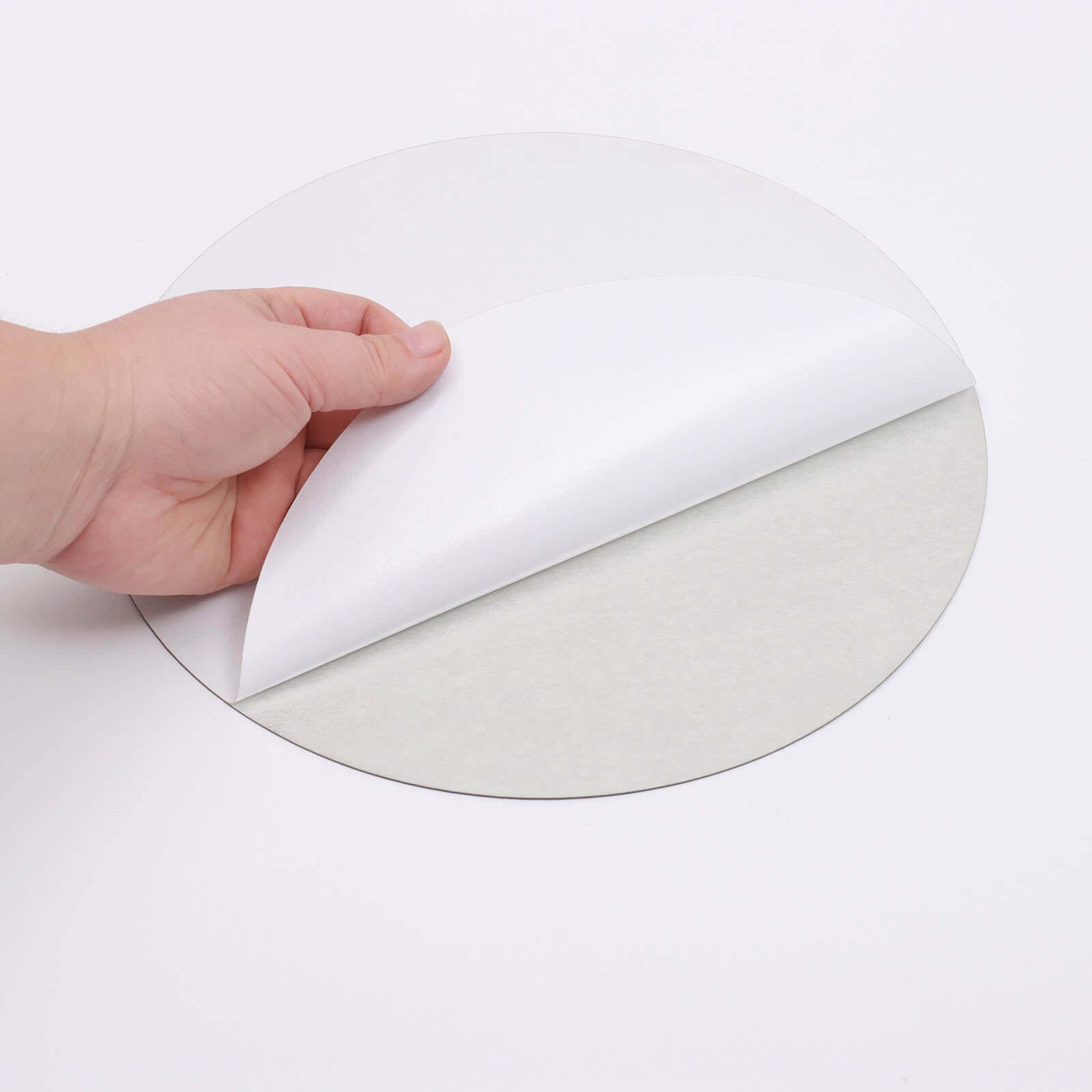 12 Pack Round Acrylic Mirror Wall Stickers, 6" Removable Wall Decals For Home Decor