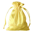 12 Pack 5"x7" Gold Satin Drawstring Wedding Party Favor Gift Bags