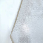 8ftx7ft Metallic Silver Shiny Sequin Hexagon Backdrop Stand Cover, Shiny Sparkle 2-Sided Custom Fit Wedding Arch Cover