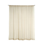 2 Pack Natural Sheer Chiffon Event Curtain Drapes, Durable Flame Resistant Organza Backdrop Event Panels With Rod Pockets - 10ftx10ft