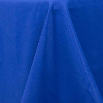 Premium Polyester 90" Round Tablecloth Royal Blue - Stain and Wrinkle-Resistant Design with 220GSM Thickness Table Cover